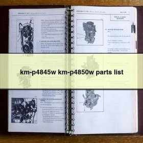 km-p4845w km-p4850w parts list