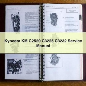 Kyocera KM C2520 C3225 C3232 Service Repair Manual