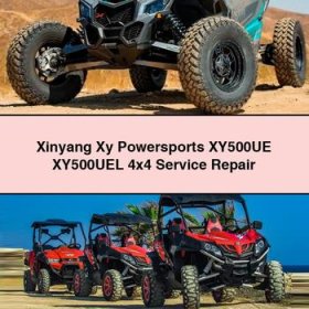 Xinyang Xy Powersports XY500UE XY500UEL 4x4 Manual de servicio y reparación