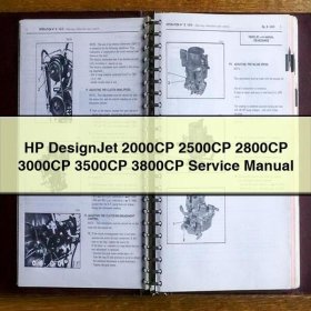 HP DesignJet 2000CP 2500CP 2800CP 3000CP 3500CP 3800CP Service Repair Manual