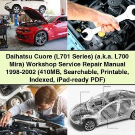 Daihatsu Cuore (L701 Series) Workshop Service Repair Manual 1998-2002