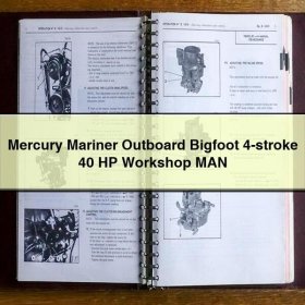 Mercury Mariner Outboard Bigfoot 4-stroke 40 HP Workshop MAN