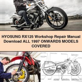 HYOSUNG RX125 Workshop Repair Manual All 1997 ONWARDS ModelS COVERED