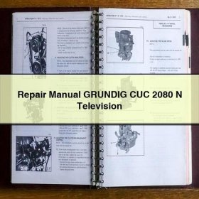 Repair Manual GRUNDIG CUC 2080 N Television