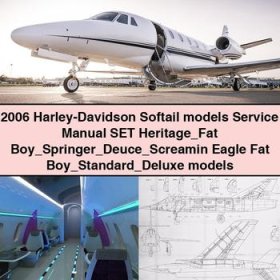 2006 Harley-Davidson Softail Models Service Repair Manual SET