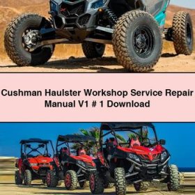 Cushman Haulster Workshop Service Repair Manual V1 # 1