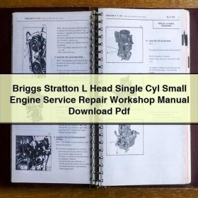 Briggs Stratton L Head Single Cyl Small Engine Service Repair Workshop Manual Pdf