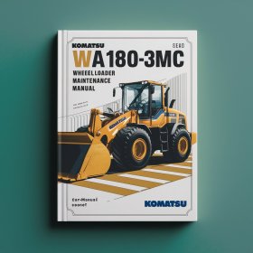 Komatsu WA180-3MC Wheel Loader Operation & Maintenance Manual