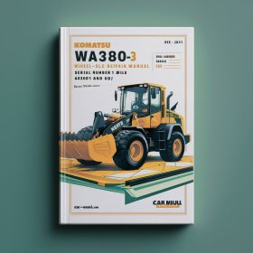 Komatsu WA380-3 WA380-3LE Wheel Loader Manual de servicio y reparación (Serial Number: A50001 and up)