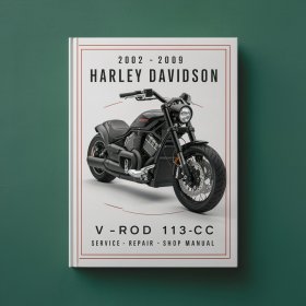Harley Davidson VRSCA V-Rod 1131cc Werkstatt-Handbuch (2002-2009)