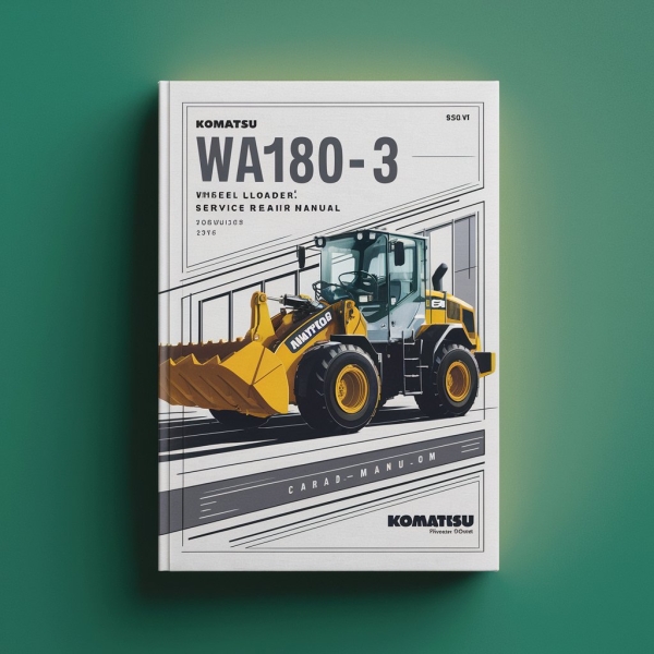 Komatsu WA180-3 (EU-SPEC.) Wheel Loader Manual de servicio y reparación