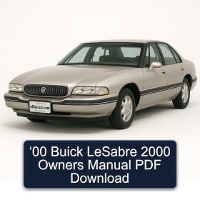‘00 Buick LeSabre 2000 Owners Manual PDF Download