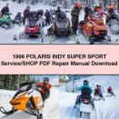 1996 POLARIS INDY Super SPORT Service/SHOP Repair Manual