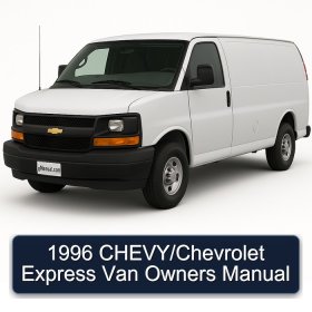 1996 CHEVY/Chevrolet Express Van Owners Manual