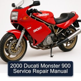 2000 Ducati Monster 900 Service Repair Manual