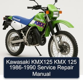 Kawasaki KMX125 KMX 125 1986-1990 Service Repair Manual