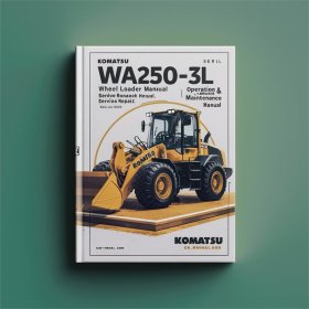 Komatsu WA250-3L Wheel Loader Manual de servicio y reparación + Operation & Maintenance Manual (Serial Number: A70001 and up)