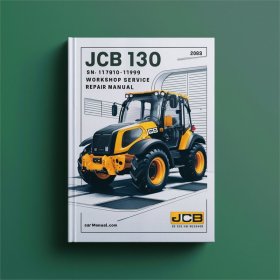 JCB JS 130 SN 1179000-1179999 Workshop Manual de servicio y reparación