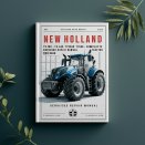 New Holland T9.390 T9.450 T9.505 T9.560 T9.615 T9.670 Tractor Complete Workshop Service Repair Manual
