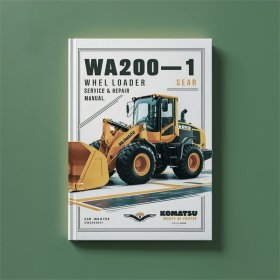 Komatsu WA200-1 wheel loader Manual de servicio y reparación