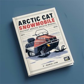 Manual de Servicio y Reparación de Fábrica Arctic Cat Snowmobile 1971-1973