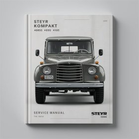 Steyr Kompakt 4085 4095 4105 Manual de servicio y reparación