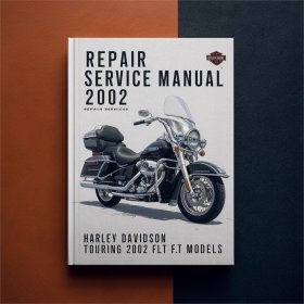 Harley Davidson Touring 2002 FLT models Manual de servicio y reparación