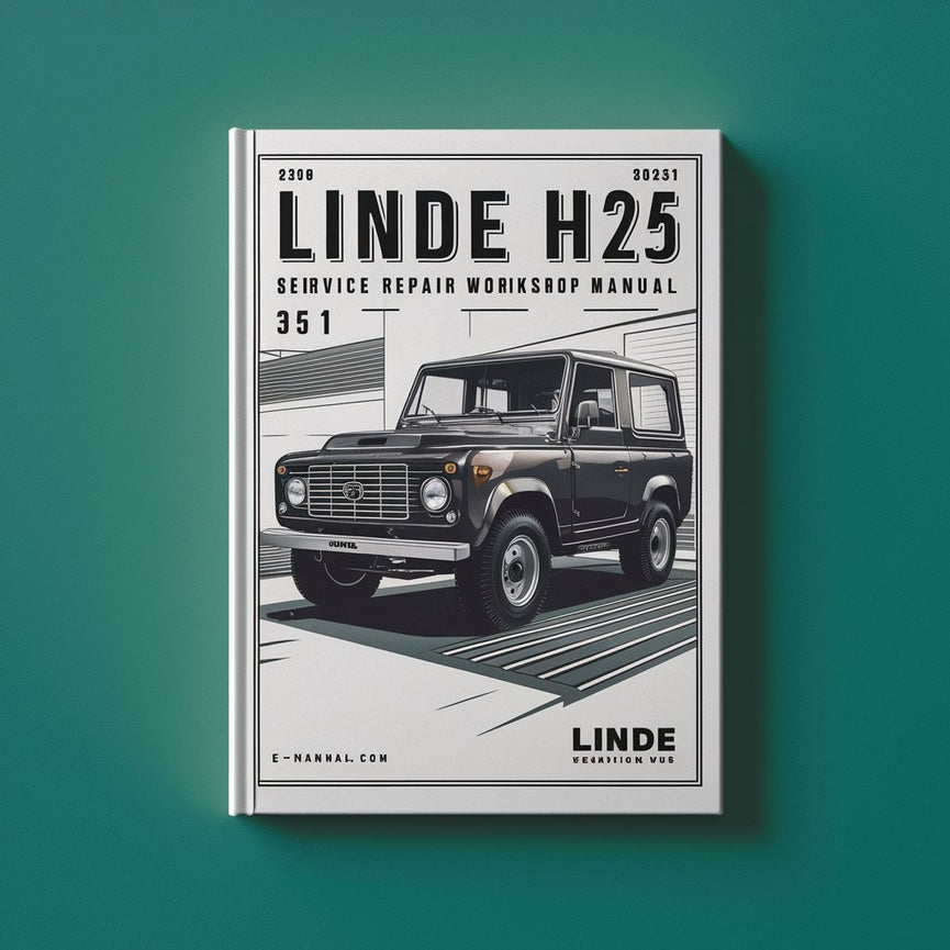 Linde H25 Type 351 Service Repair Workshop Manual