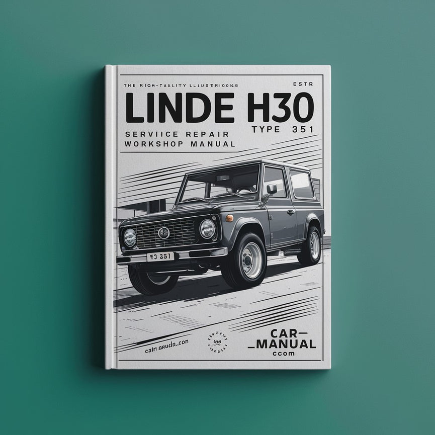 Linde H30 Type 351 Service Repair Workshop Manual