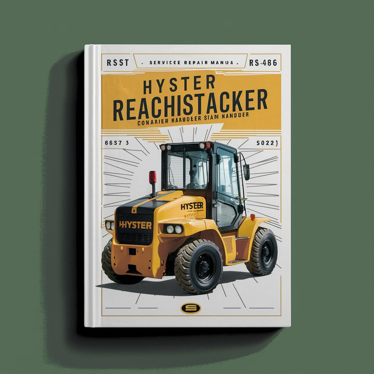 Manual de servicio y reparación de manipuladores de contenedores Hyster Reachstacker RS45-27 RS45-31 RS46-36 RS45-27CH RS45-31CH RS46-36CH RS46-41L RS46-41S RS46-41LS (C222)