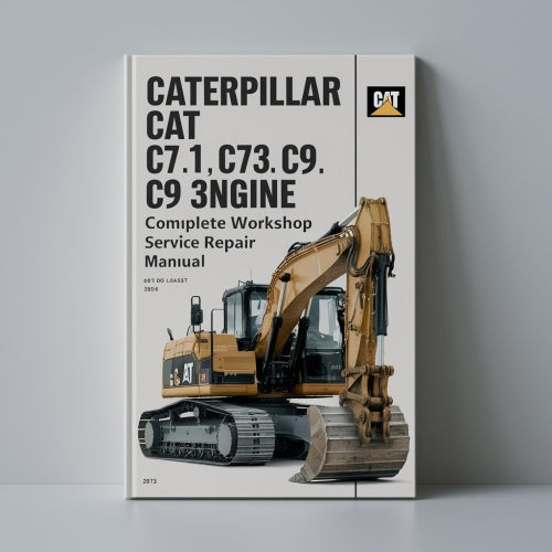 Manuel de réparation et d'entretien complet du moteur Caterpillar CAT C7 C7.1 C7.2 C9 C9.3