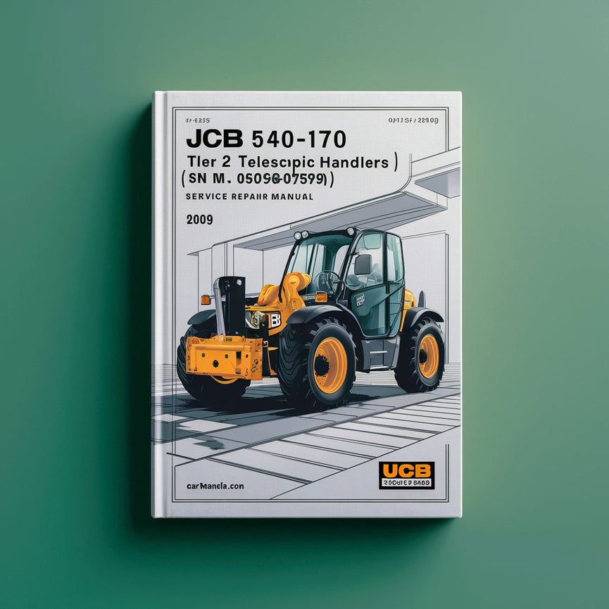 JCB 540-170 Tier 2 TELESCOPIC Handlers (LOADALL) SN 1065080-1069599 Service Repair Manual