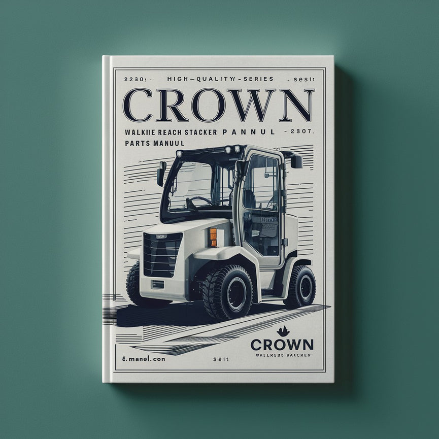 Crown WD2300 Series Walkie Reach Stacker Parts Manual