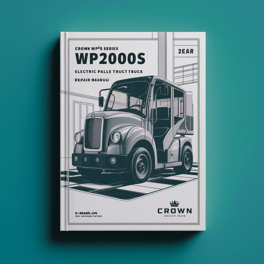 Manual de servicio y reparación de transpaletas eléctricas de la serie WP2000S de Crown