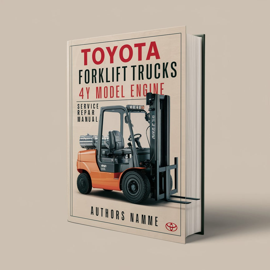 Manual de servicio y reparación del motor de la carretilla elevadora Toyota modelo 4Y