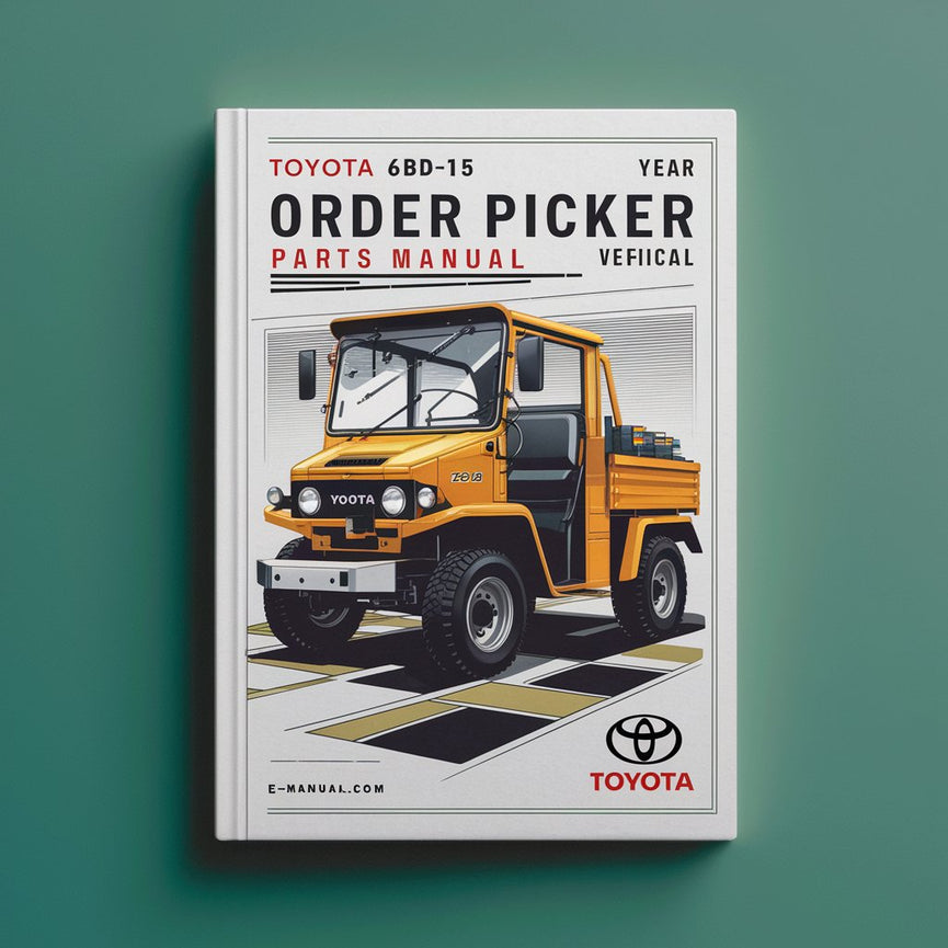 Toyota 6BPU15 Order Picker Parts Manual