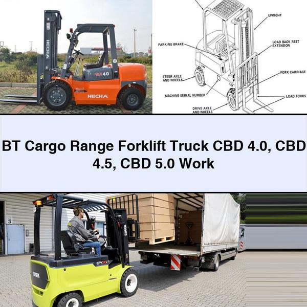 Carretilla elevadora de la gama BT Cargo CBD 4.0 CBD 4.5 CBD 5.0 ​​Trabajo