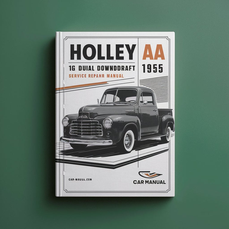 HOLLEY AA 1G DUAL DOWNDRAFT 1955 Service Repair Manual