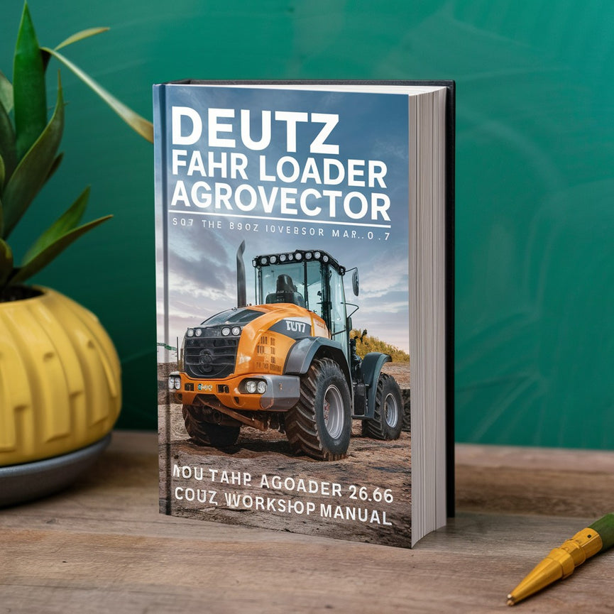 Manuel d'atelier du chargeur DEUTZ FAHR AGROVECTOR 26.6 30.7