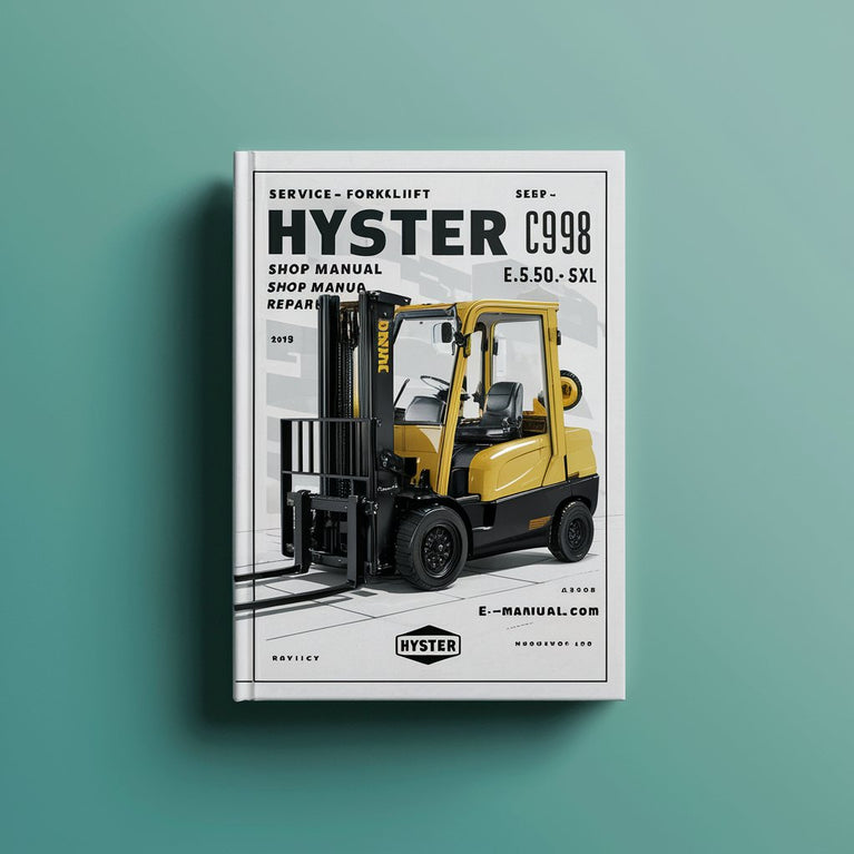 Hyster C098 (E3.50-5.50XL (Pre-SEM) Service Forklift Shop Manual Workshop Repair Book