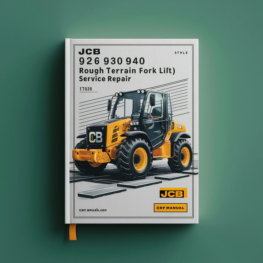 Manuel de réparation et d'entretien des chariots élévateurs tout-terrain JCB 926 930 940 (RTFL)