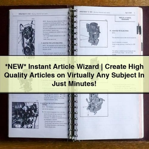 Instant Article Wizard: Create High-Quality Articles in Minutes