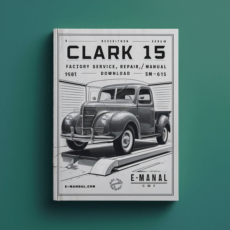 Clark NOS 15  Factory Service/Repair/ Workshop Manual  (SM- 613)