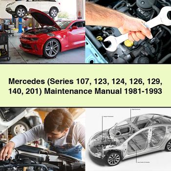 Manual de mantenimiento de Mercedes (Serie 107 123 124 126 129 140 201) 1981-1993