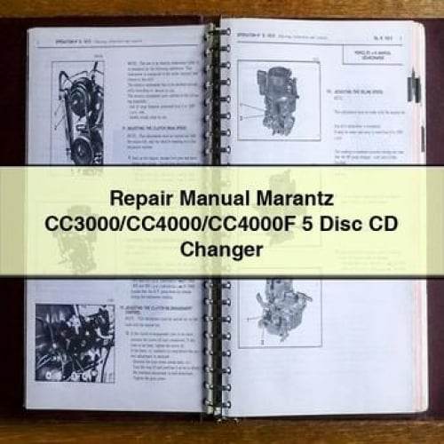 Marantz CC3000/CC4000/CC4000F 5-Disc CD Changer Repair Manual (PDF)