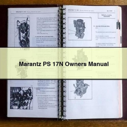 Marantz PS 17N Owners Manual PDF Download