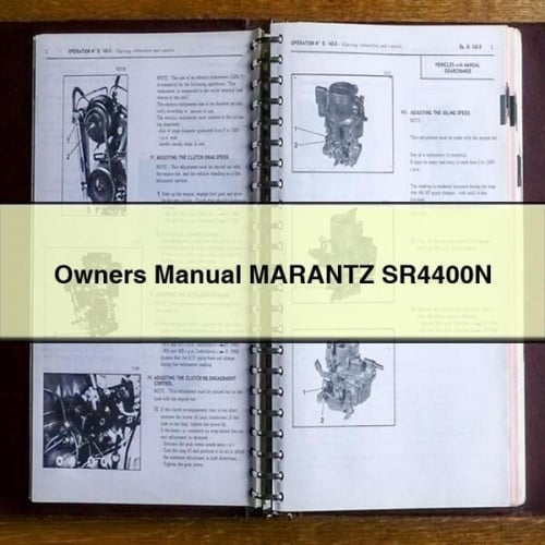 Marantz SR4400N Owner's Manual (PDF)