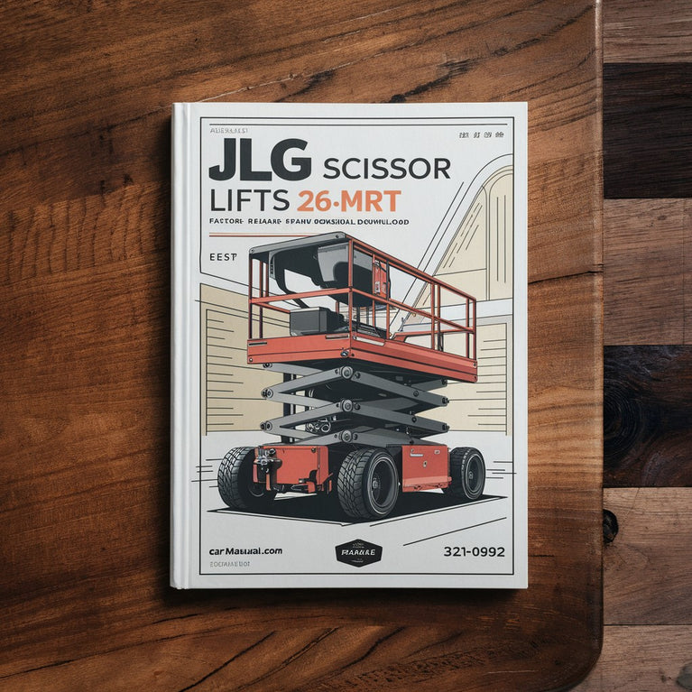 JLG Scissor Lifts 26MRT CE Factory Service/Repair/ Workshop Manual (P/N:3120892)