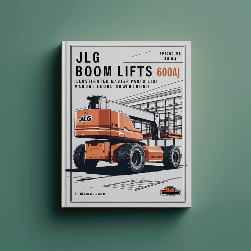 Manual ilustrado de la lista de piezas de los elevadores de pluma JLG 600A 600AJ CE (anterior al N.° de serie 0300069000 N.° de pieza 3120841)