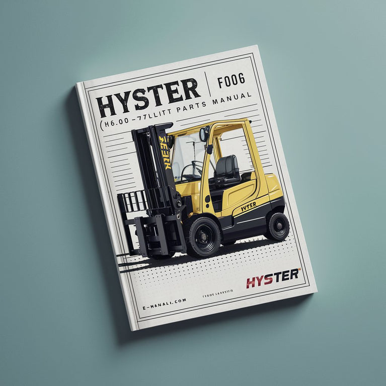 Manual de piezas de la carretilla elevadora Hyster F006 (H6.00-7.00XL)